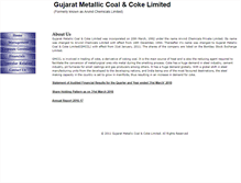 Tablet Screenshot of gujaratmetallic.com